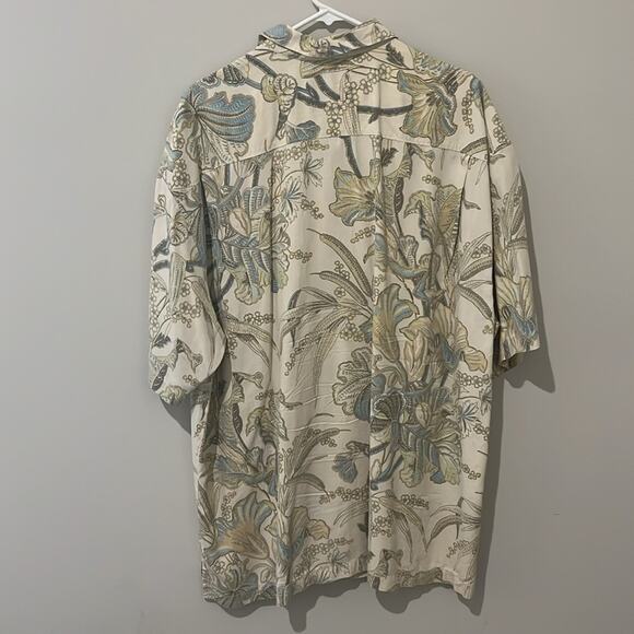 Tommy Bahama 100% Silk‎ Camp Shirt Vacation Hawaiian Print size XXL - Picture 6 of 16